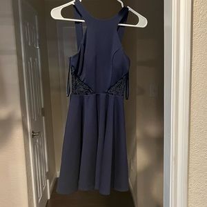 NAVY BLUE CUTE DRESS